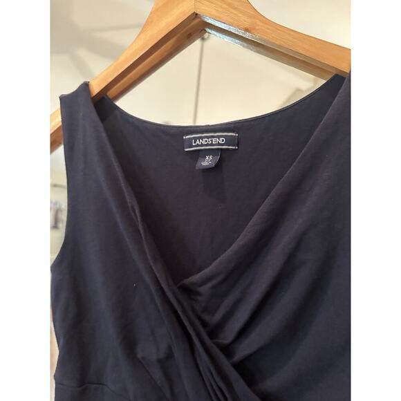Lands' End Women Tummy Control Surplice Dress XS - Picture 2 of 4